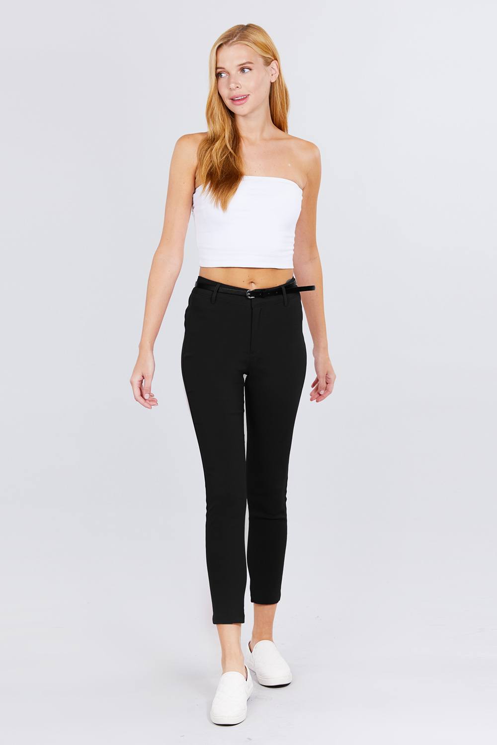 Bengaline Belted Pants - Absolute Fashion 2020
