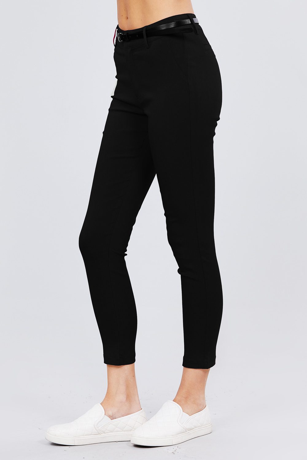 Bengaline Belted Pants - Absolute Fashion 2020