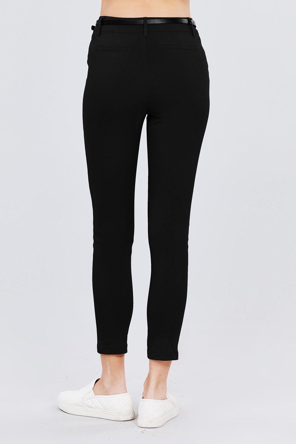 Bengaline Belted Pants - Absolute Fashion 2020