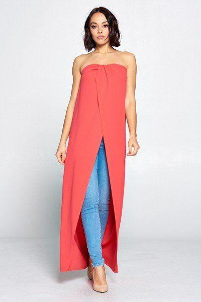 Strapless Long Top - Absolute Fashion 2020