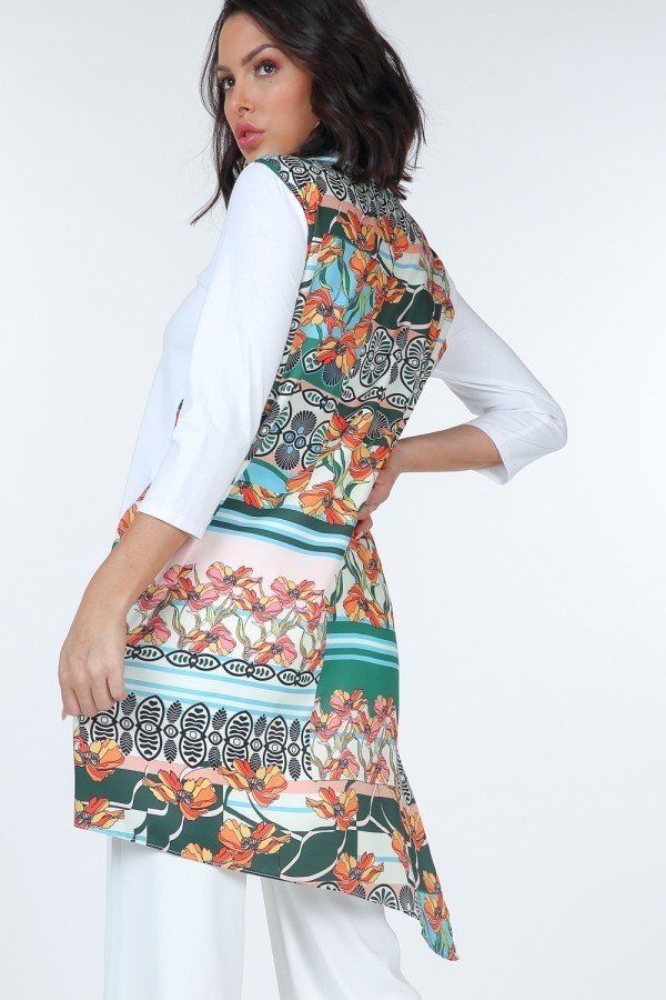 Asymmetrical Print High Low Top - Absolute Fashion 2020