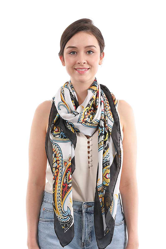 Fashion Paisley Pattern Silky Scarf - Absolute Fashion 2020