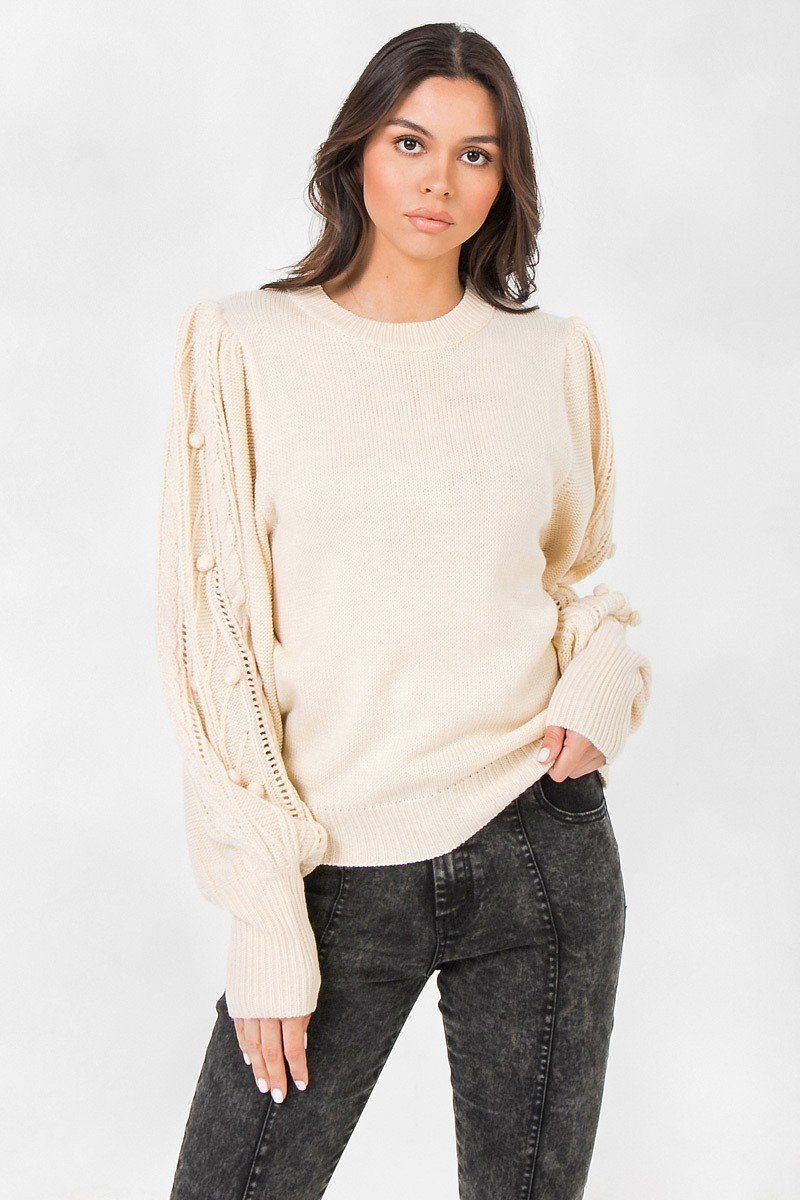 A Sweater Featuring Round Neckline - Absolute Fashion 2020