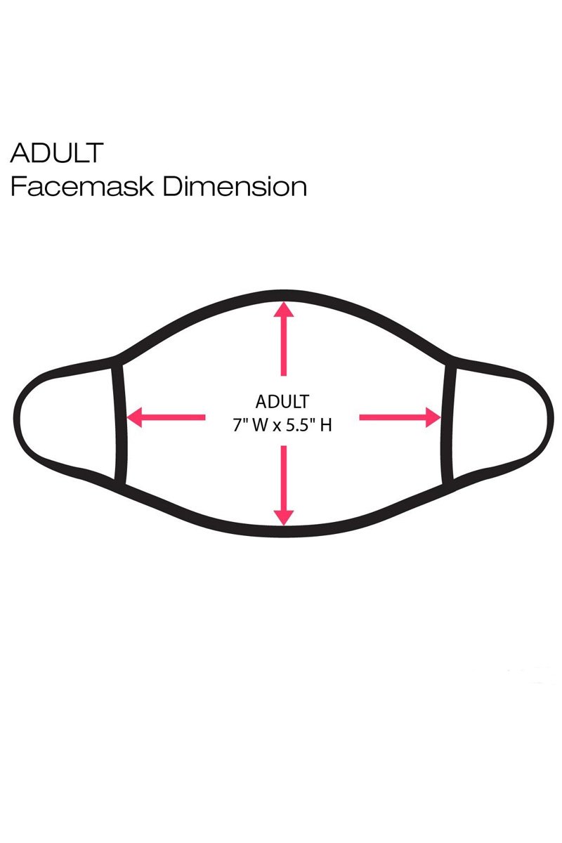 Graphic Printed Face Mask Unisex Adult - Absolute Fashion 2020