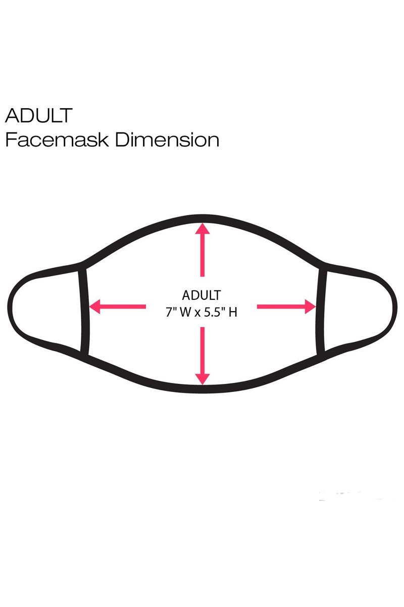 Graphic Printed Face Mask Unisex Adult - Absolute Fashion 2020