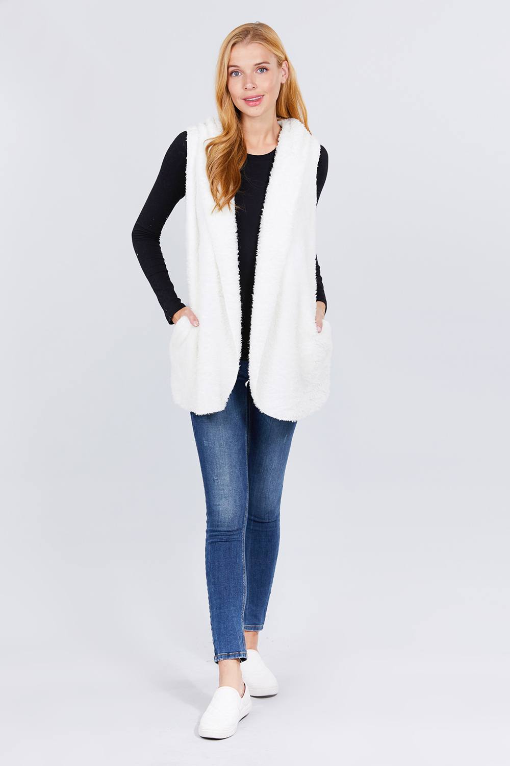 Faux Fur Fluffy Vest - Absolute Fashion 2020