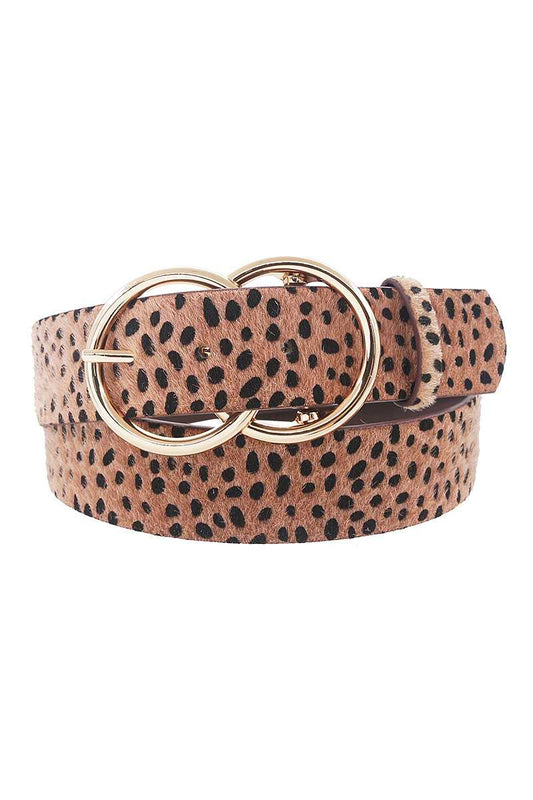 Stylish Cheetah Fur And Pattern Belt - Absolute Fashion 2020