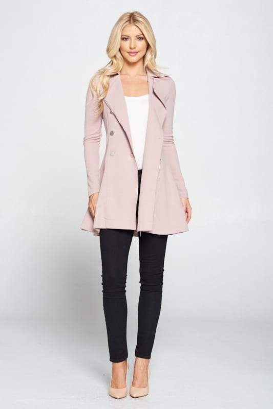Double Breasted Flare Blazer Dress - Absolute Fashion 2020