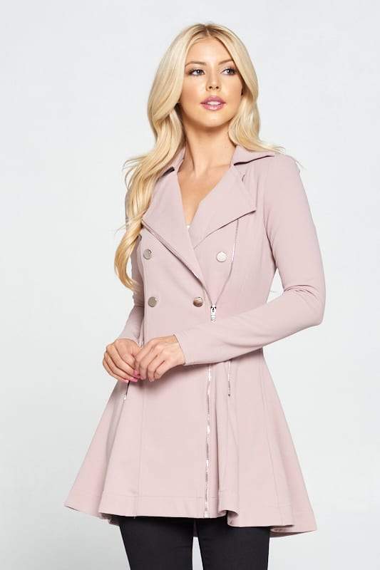 Double Breasted Flare Blazer Dress - Absolute Fashion 2020