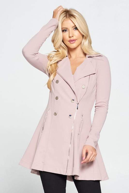 Double Breasted Flare Blazer Dress - Absolute Fashion 2020