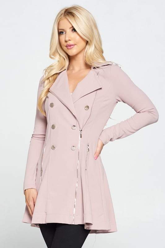 Double Breasted Flare Blazer Dress - Absolute Fashion 2020