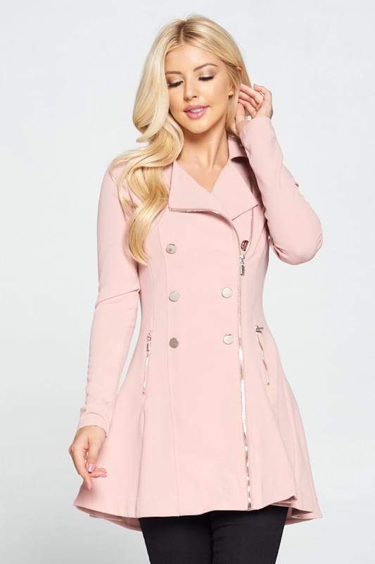 Double Breasted Flare Blazer Dress - Absolute Fashion 2020