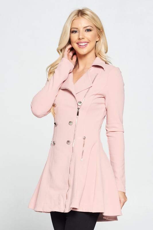 Double Breasted Flare Blazer Dress - Absolute Fashion 2020