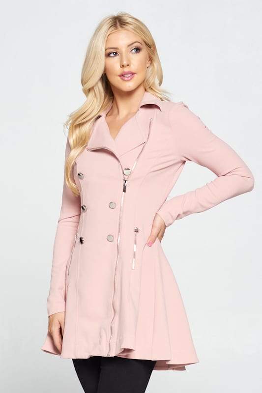 Double Breasted Flare Blazer Dress - Absolute Fashion 2020