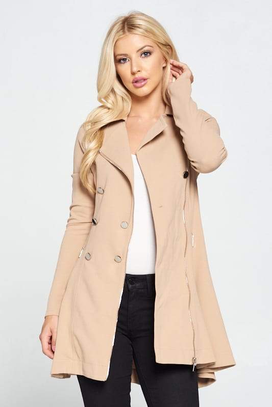 Double Breasted Flare Blazer Dress - Absolute Fashion 2020