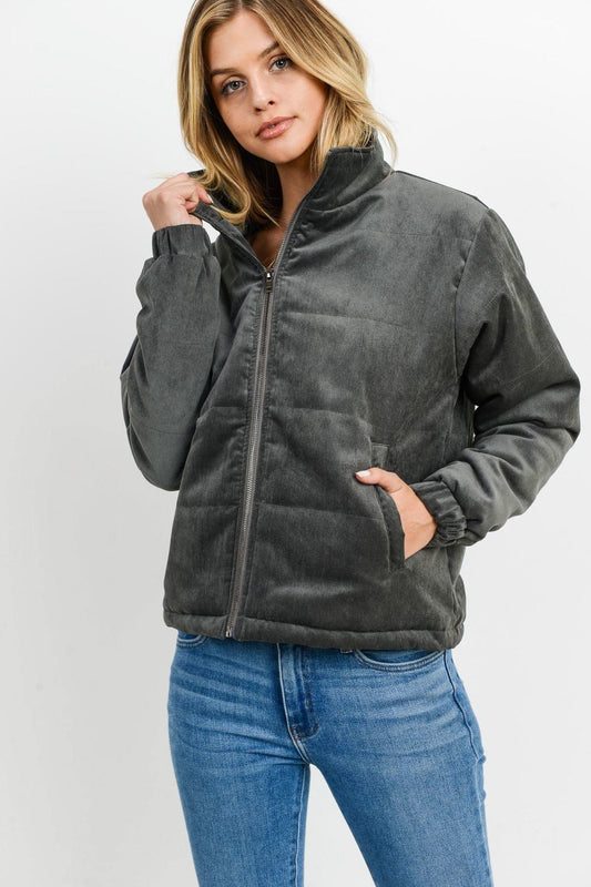 Puffy Long Sleeves Jacket - Absolute Fashion 2020