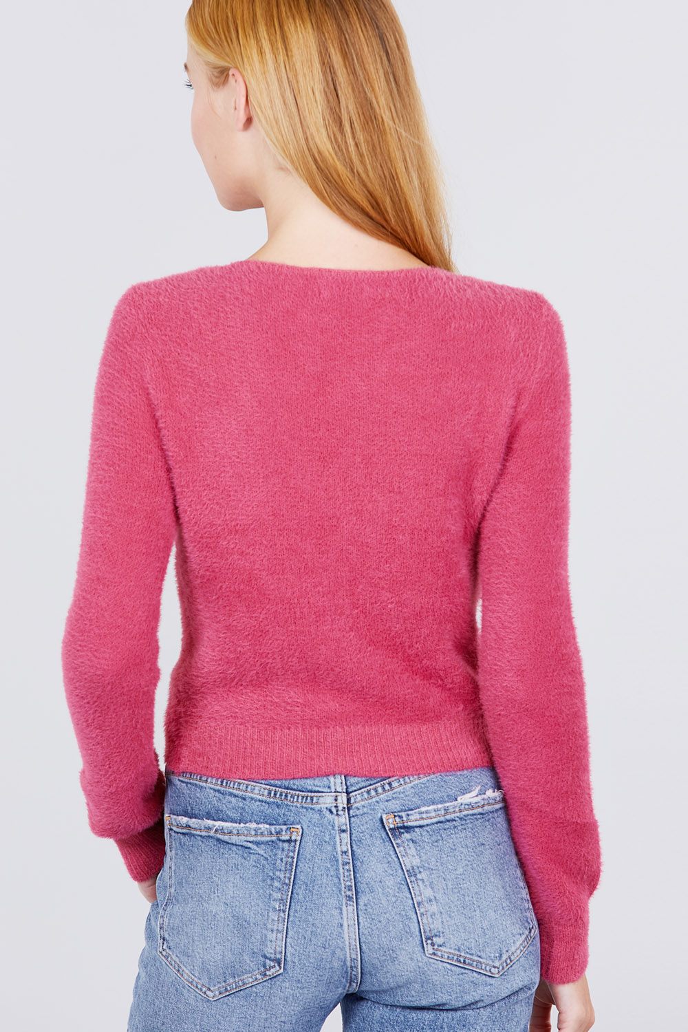 Front Twisted Knot Cozy Sweater - Absolute Fashion 2020