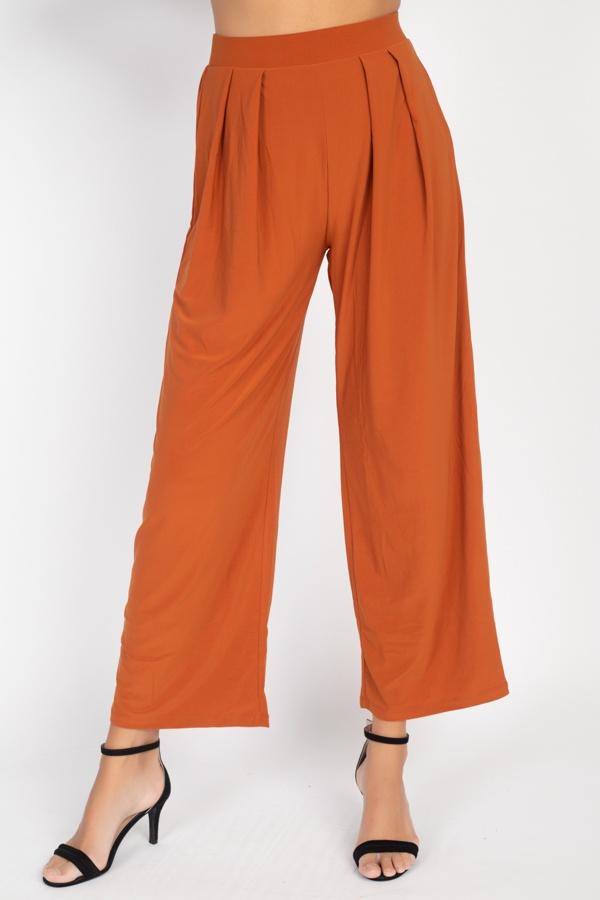 Front Tie Top & Pants Set - Absolute Fashion 2020