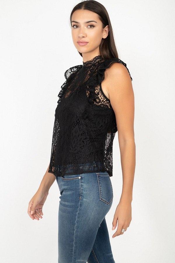 Sleeveless Lace Lining Top - Absolute Fashion 2020