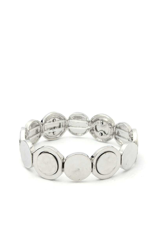 Circle Metal Stretch Bracelet - Absolute Fashion 2020