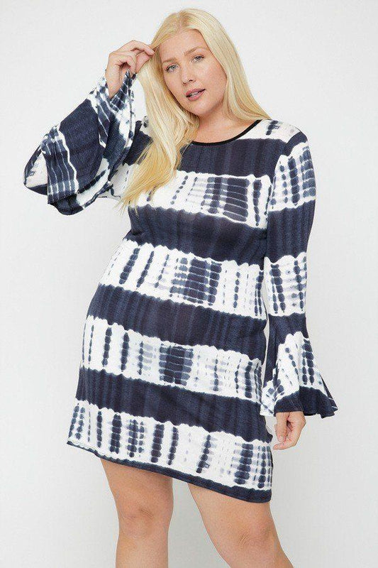 Bell Sleeves Print Dress - Absolute Fashion 2020