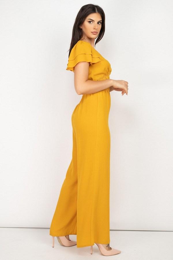 V-neck Lace Jumpsuit - Absolute Fashion 2020