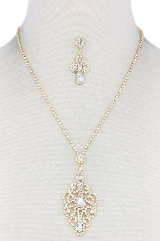 Rhinestone Necklace - Absolute Fashion 2020