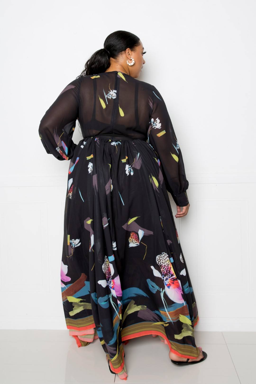 Tropical Print Maxi Dress - Absolute Fashion 2020