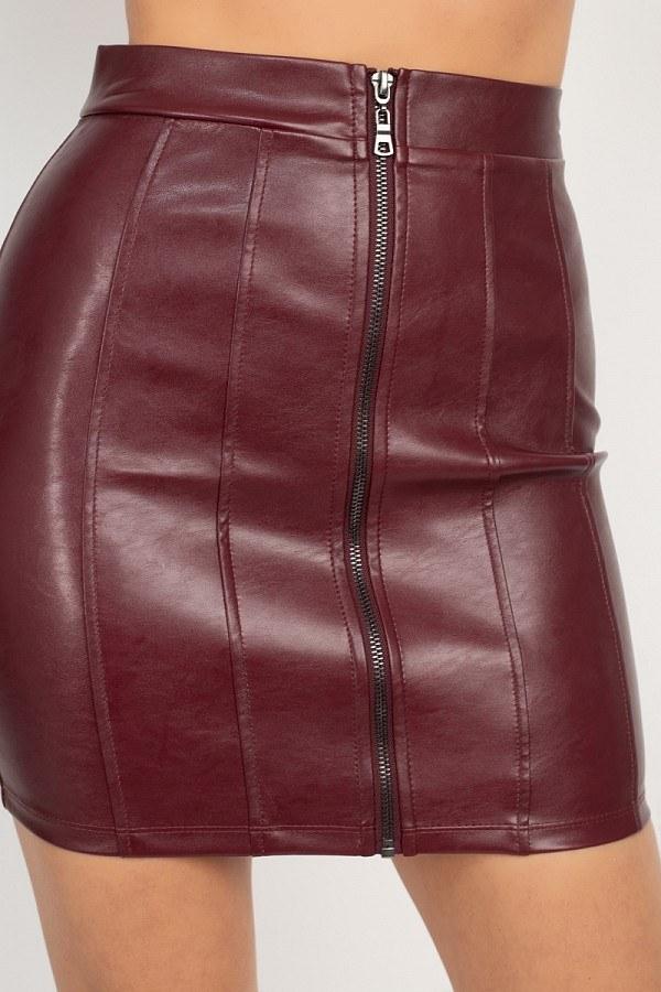 Front Zip Tulip Mini Skirt - Absolute Fashion 2020
