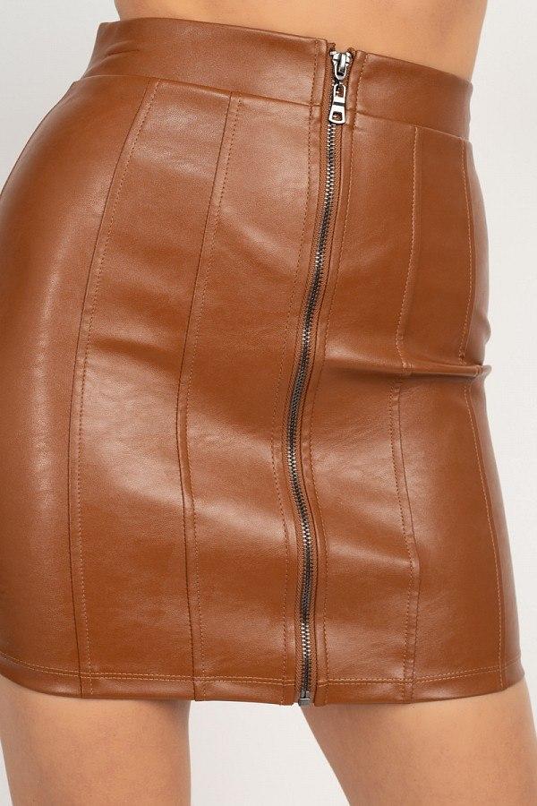 Front Zip Tulip Mini Skirt - Absolute Fashion 2020