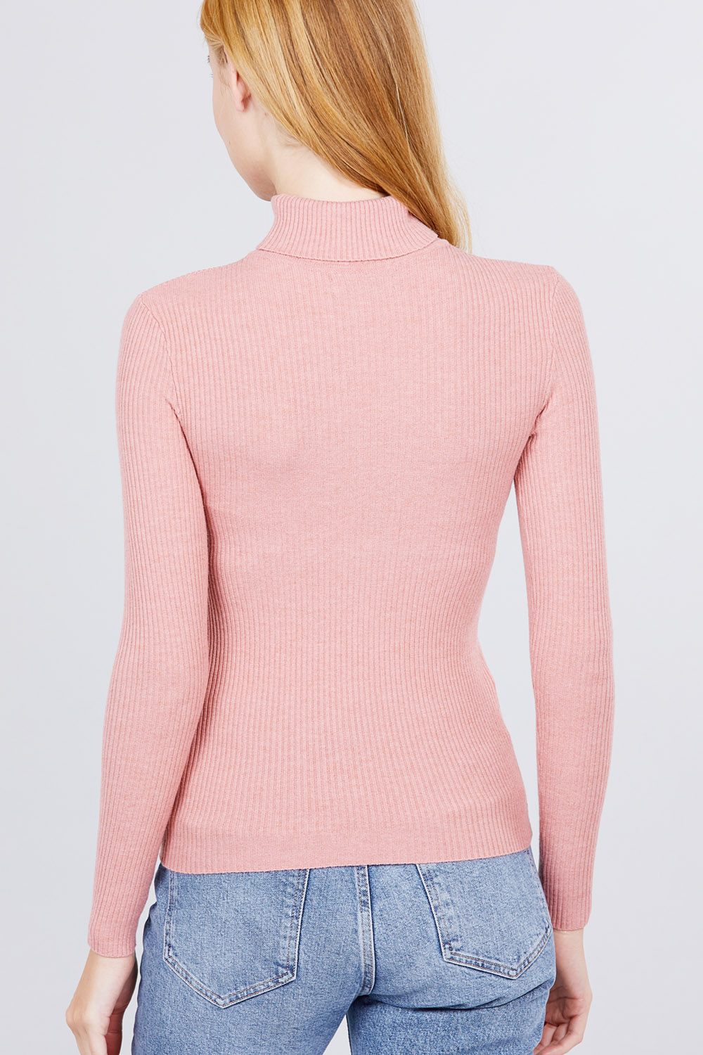 Turtle Neck Viscose Rib Sweater - Absolute Fashion 2020
