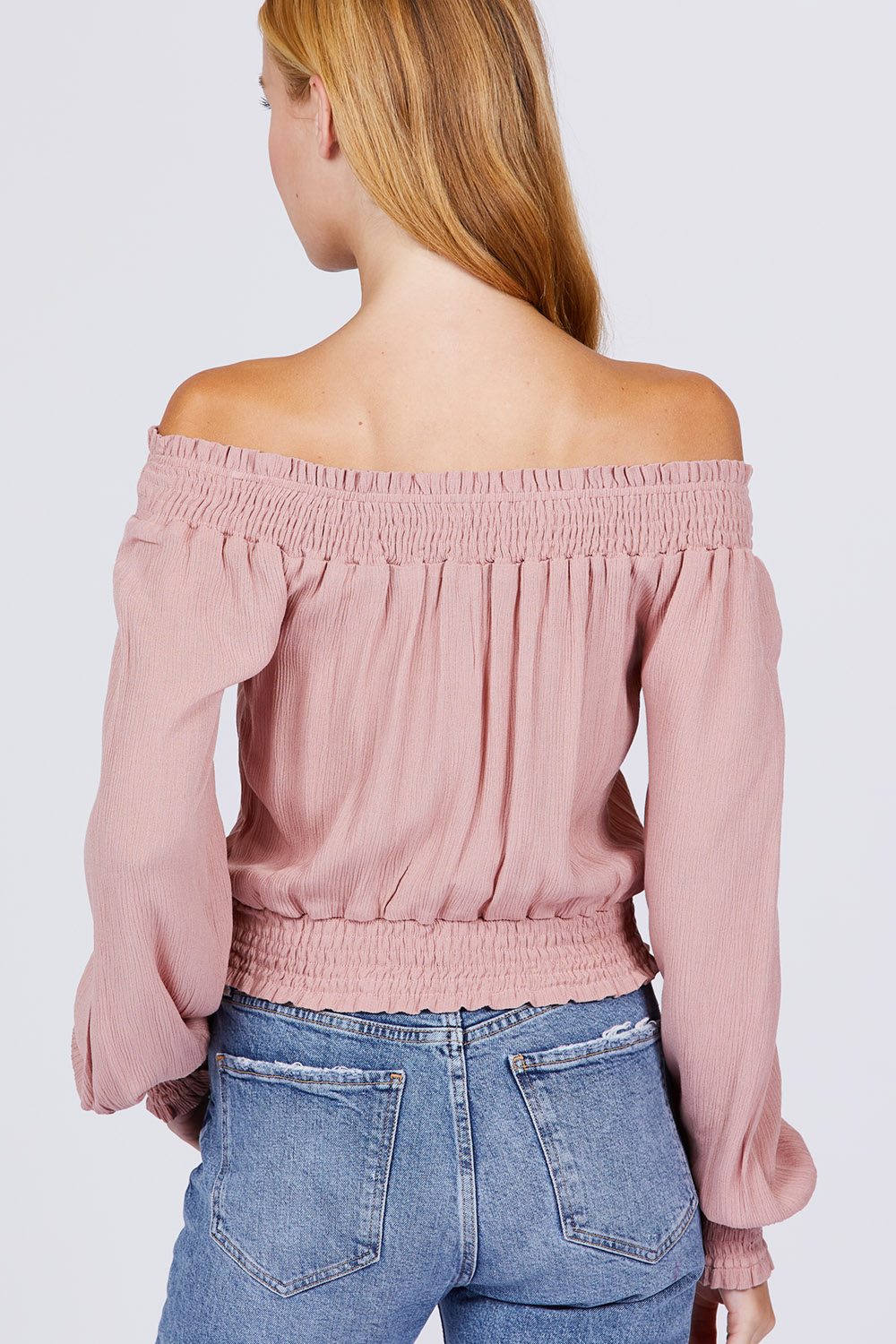 Front Pocket Off Shoulder Top - Absolute Fashion 2020