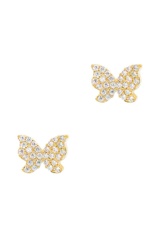 Secret Box Cubic Butterfly Stud Earring - Absolute Fashion 2020