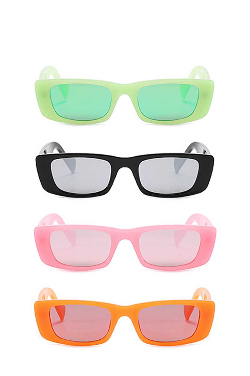 Trendy Sharp Eye Vibrant Colored Sunglasses - Absolute Fashion 2020