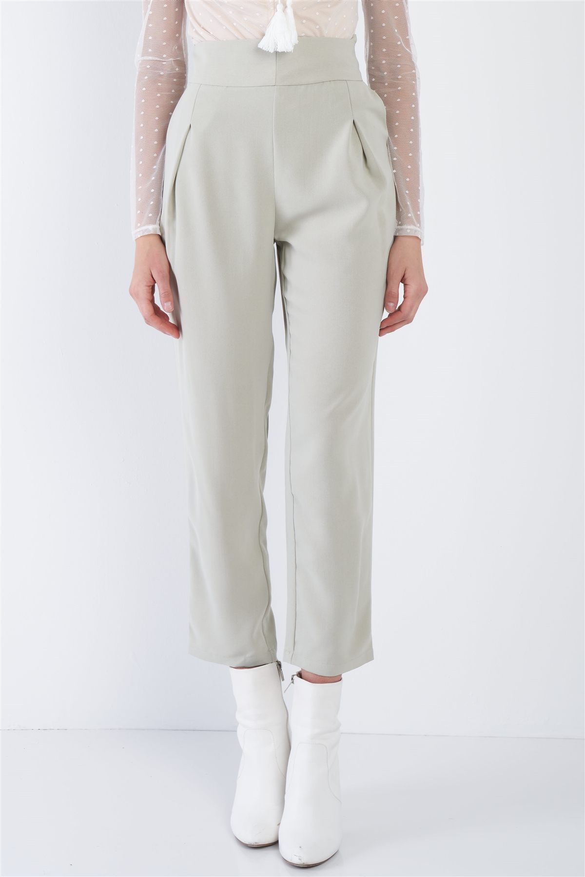 Ankle Skinny Leg Dress Pants - Absolute Fashion 2020