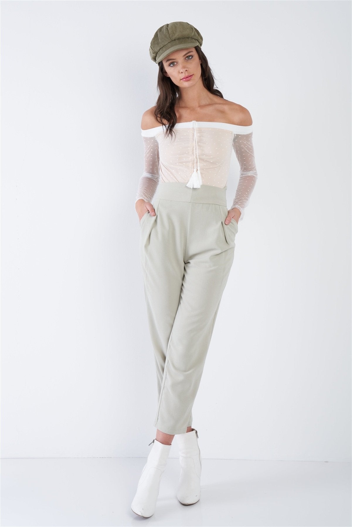 Ankle Skinny Leg Dress Pants - Absolute Fashion 2020