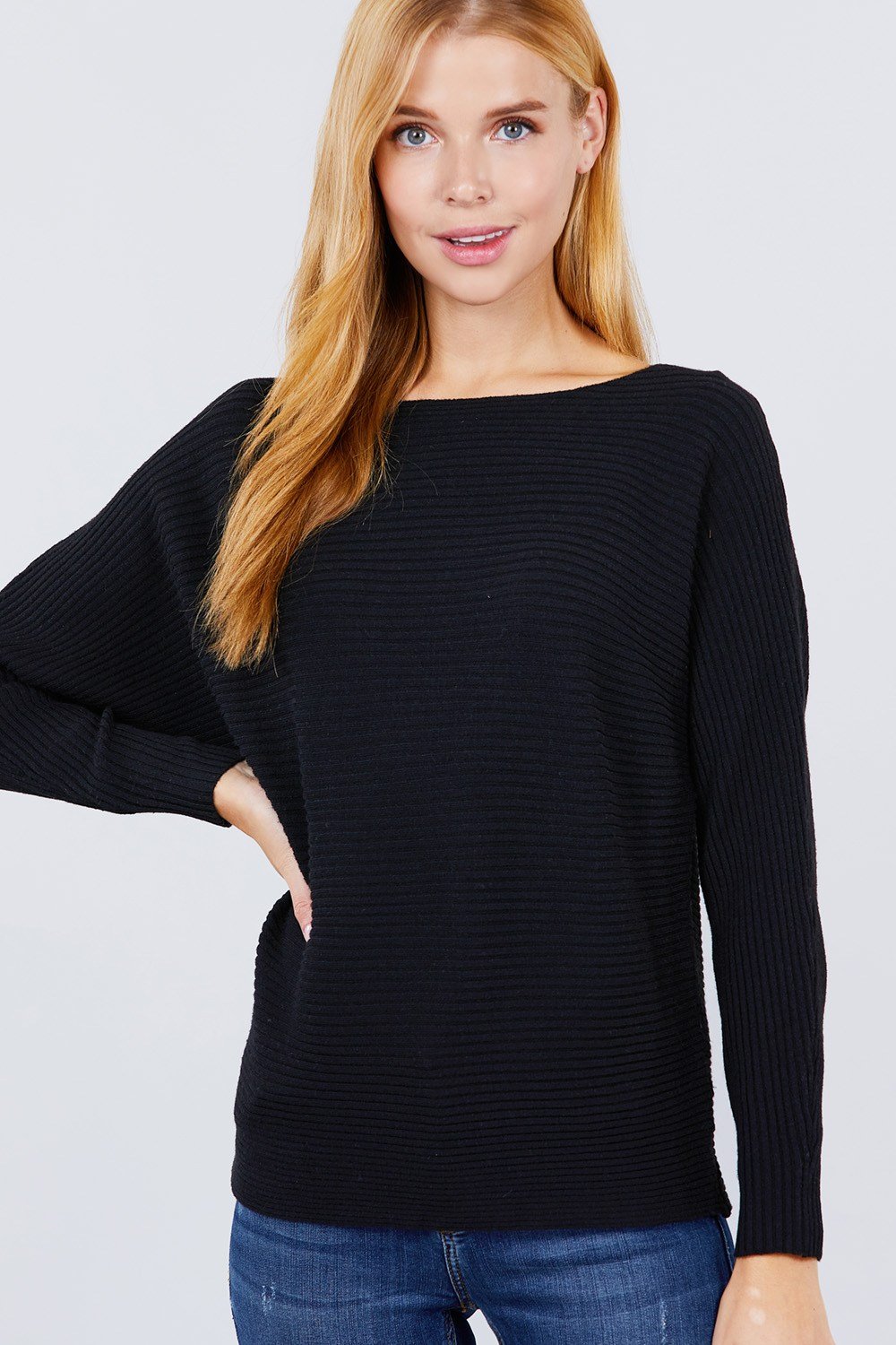 Dolman Boat Neck Sweater - Absolute Fashion 2020