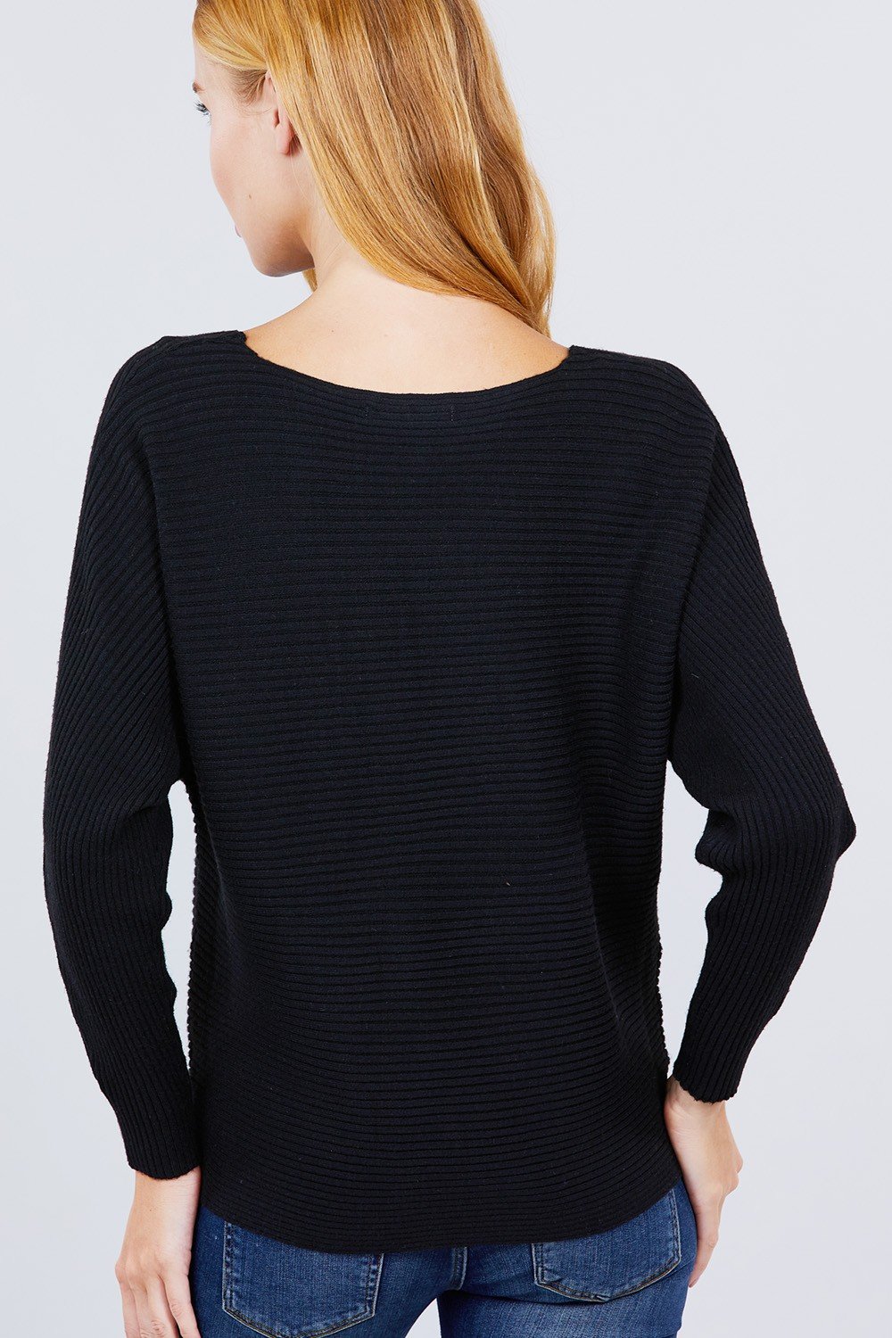 Dolman Boat Neck Sweater - Absolute Fashion 2020
