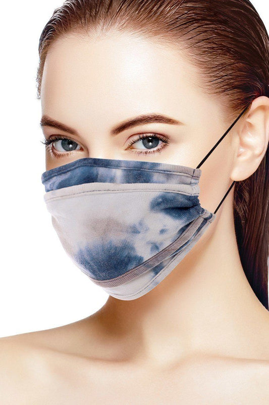 Tie Dye Trifold Reusable Face Mask - Absolute Fashion 2020