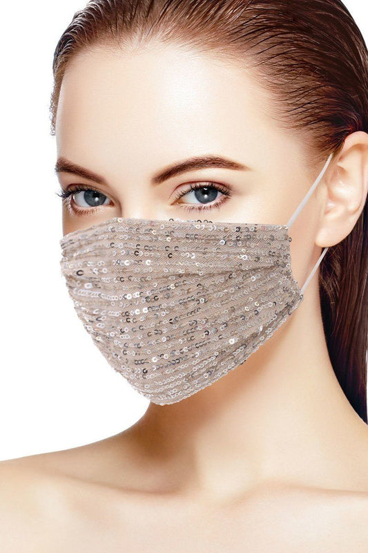 3d Sequin Fashion Facemask - Absolute Fashion 2020
