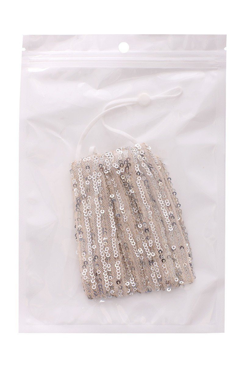 3d Sequin Fashion Facemask - Absolute Fashion 2020