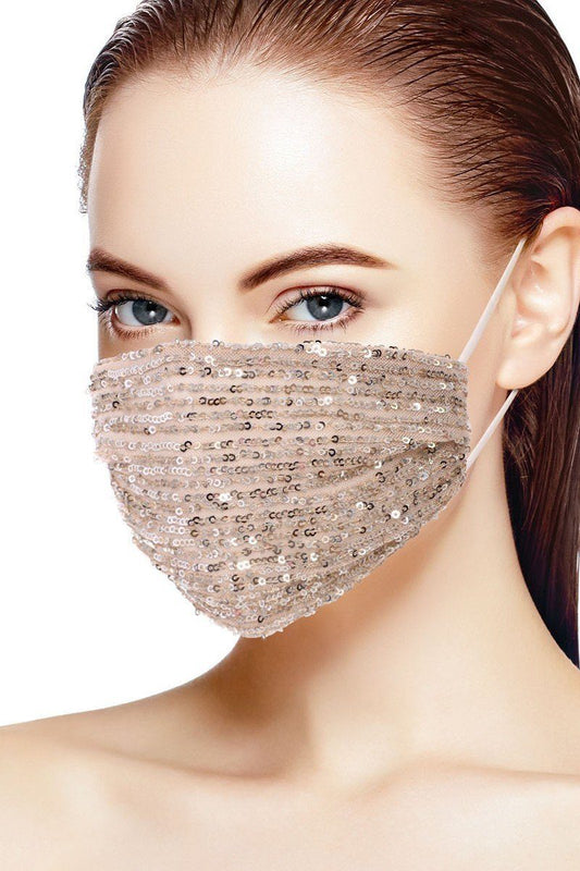 3d Sequin Fashion Facemask - Absolute Fashion 2020