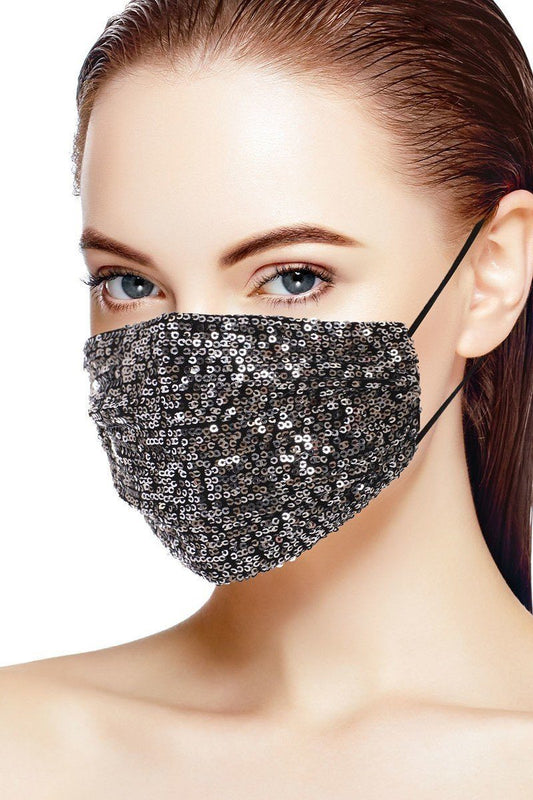 3d Sequin Fashion Facemask - Absolute Fashion 2020