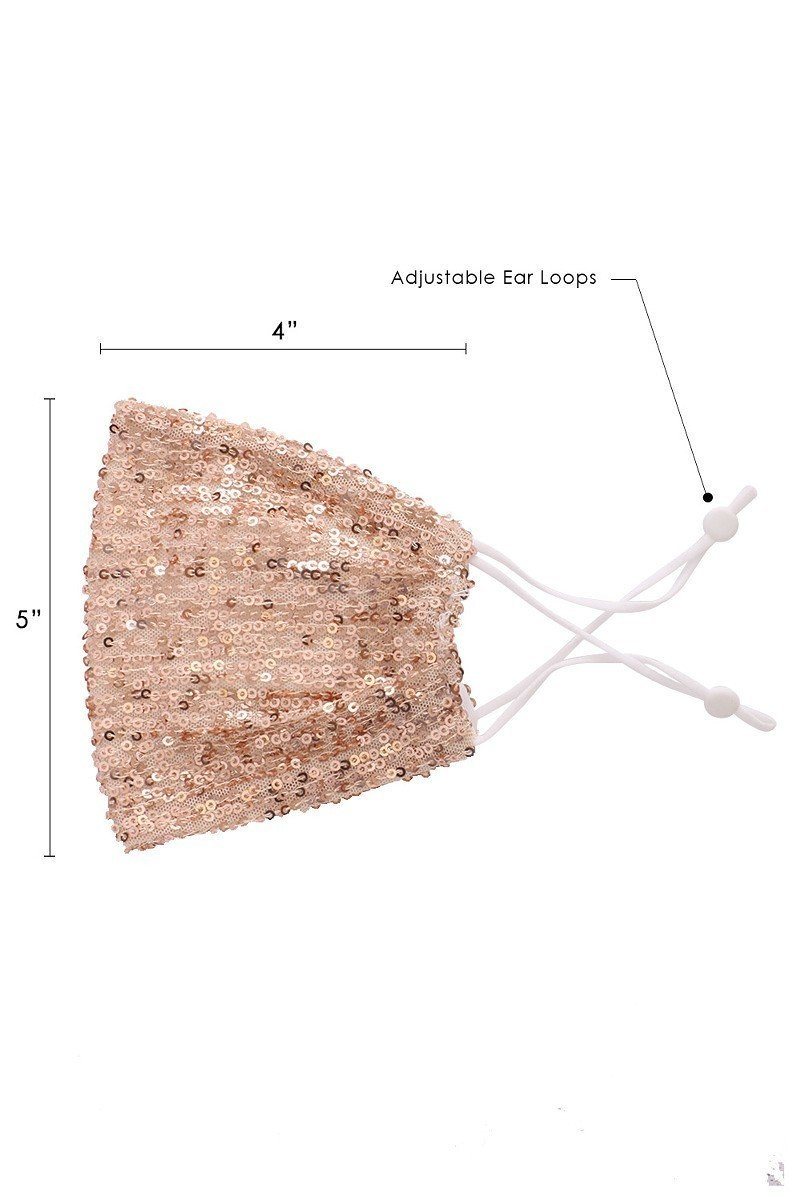 3d Sequin Fashion Facemask - Absolute Fashion 2020