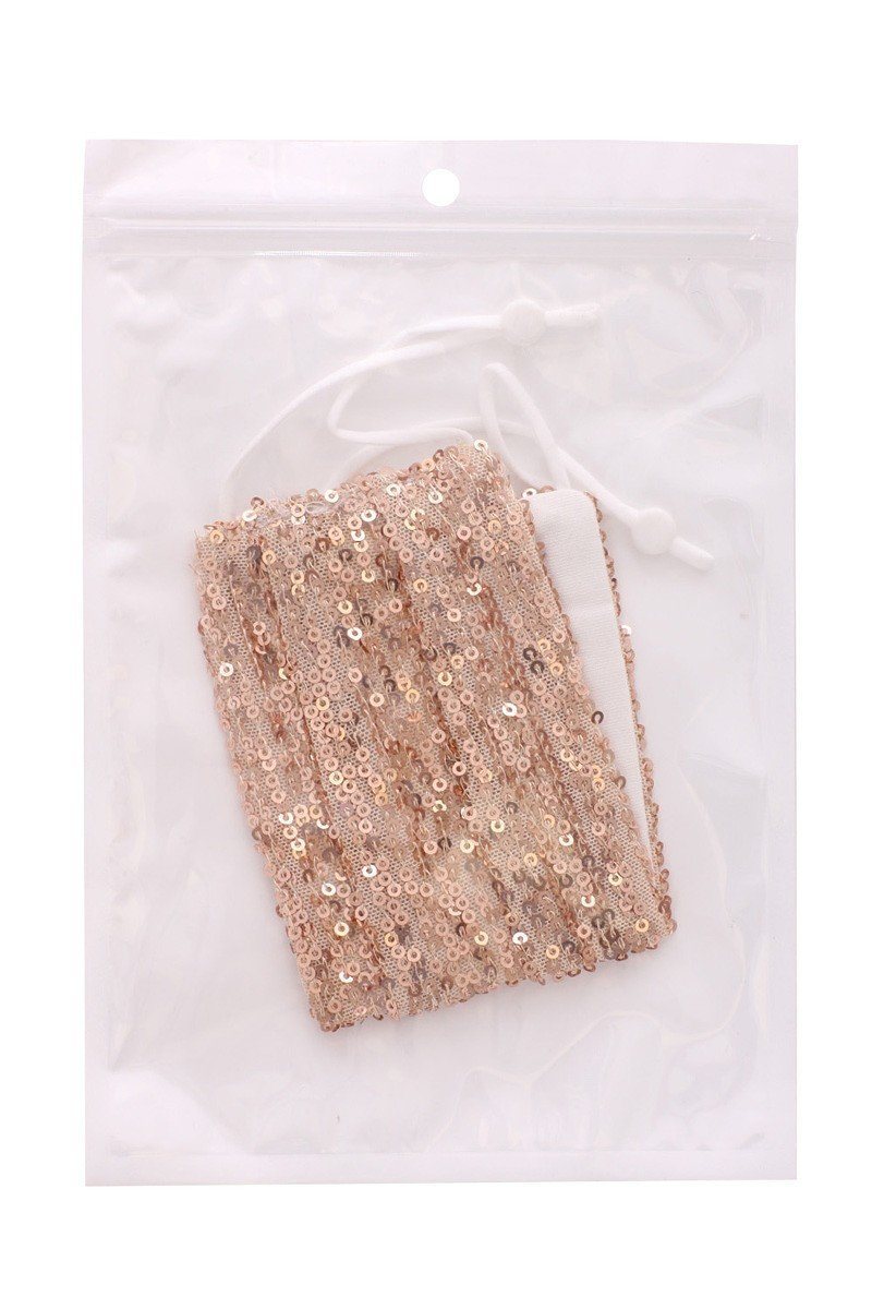 3d Sequin Fashion Facemask - Absolute Fashion 2020