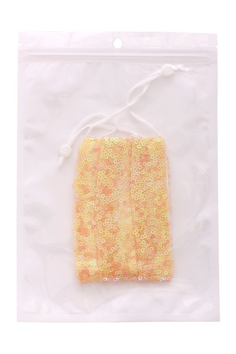 3d Sequin Fashion Facemask - Absolute Fashion 2020