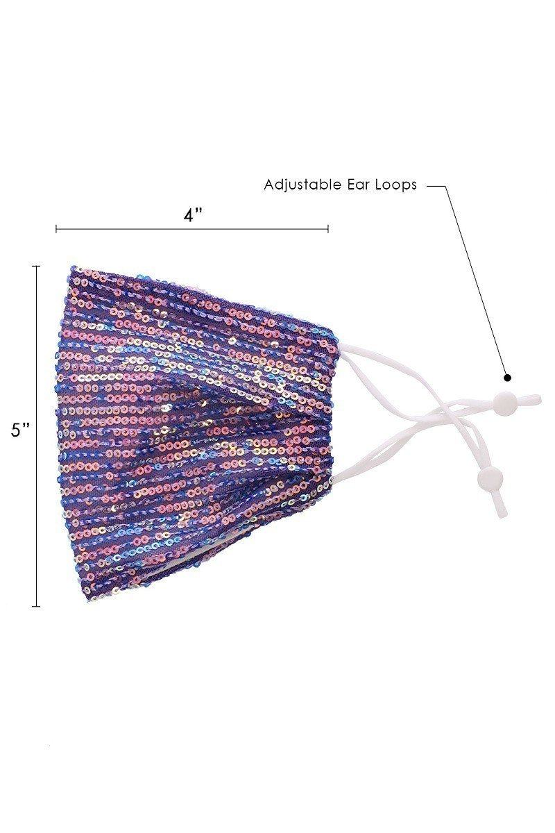3d Sequin Fashion Facemask - Absolute Fashion 2020