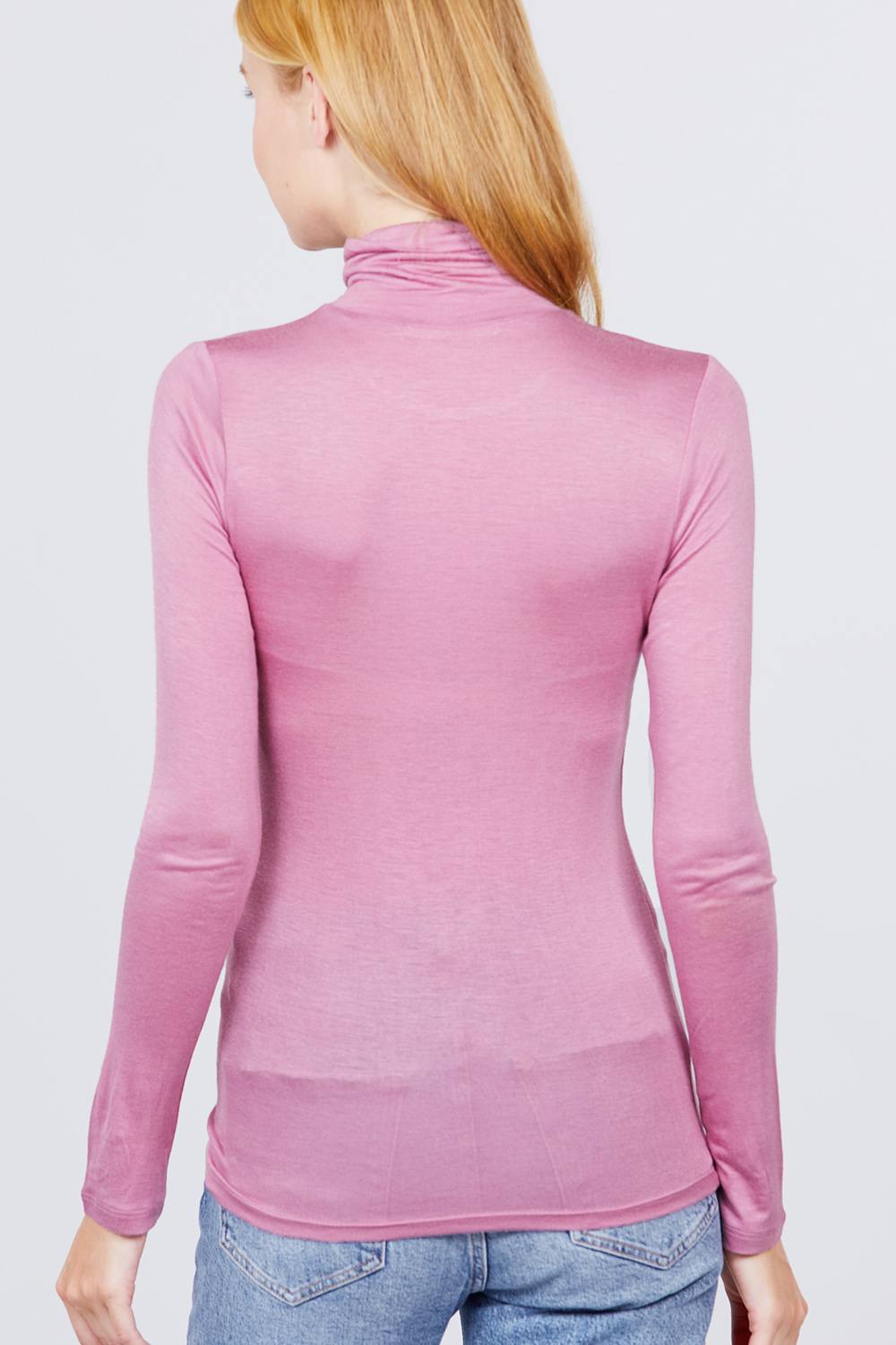 Turtle Neck Rayon Jersey Top - Absolute Fashion 2020