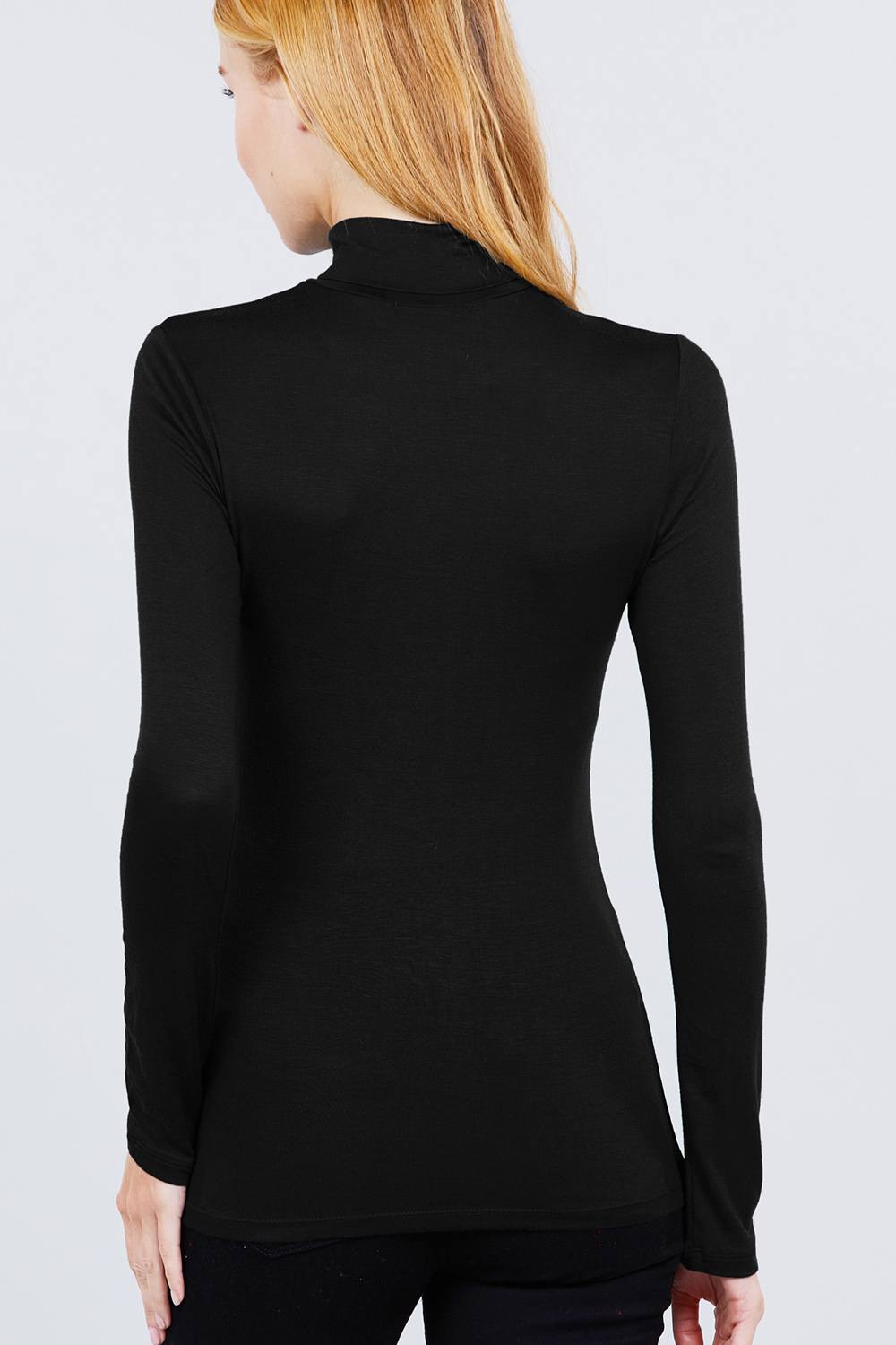 Turtle Neck Rayon Jersey Top - Absolute Fashion 2020