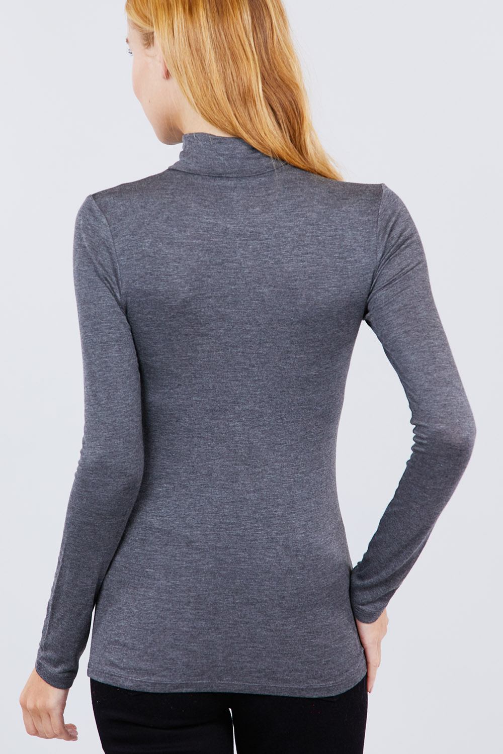 Turtle Neck Rayon Jersey Top - Absolute Fashion 2020